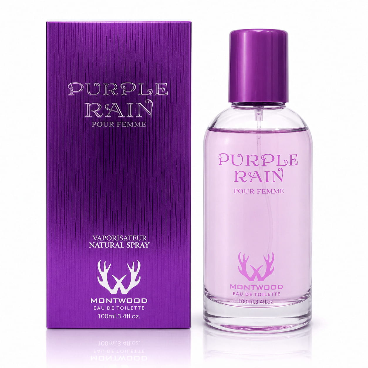 Perfume Montwood Purple Rain Edt 100ML - Feminino