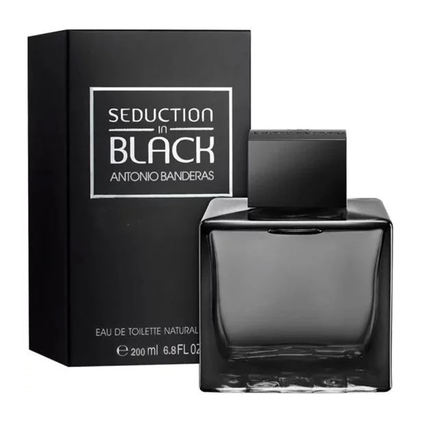 Perfume Antonio Banderas Seduction in Black EDT 200mL - Masculino