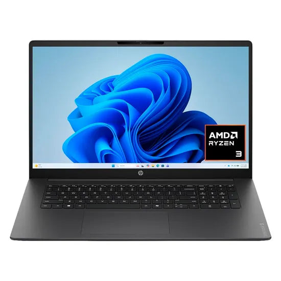 Notebook HP Omnibook 3 AMD Ryzen 3-30 8GB Ram 512GB SSD Tela 17.3" Full HD Windows 11 Inglês Cinza - 17-DP0199NR