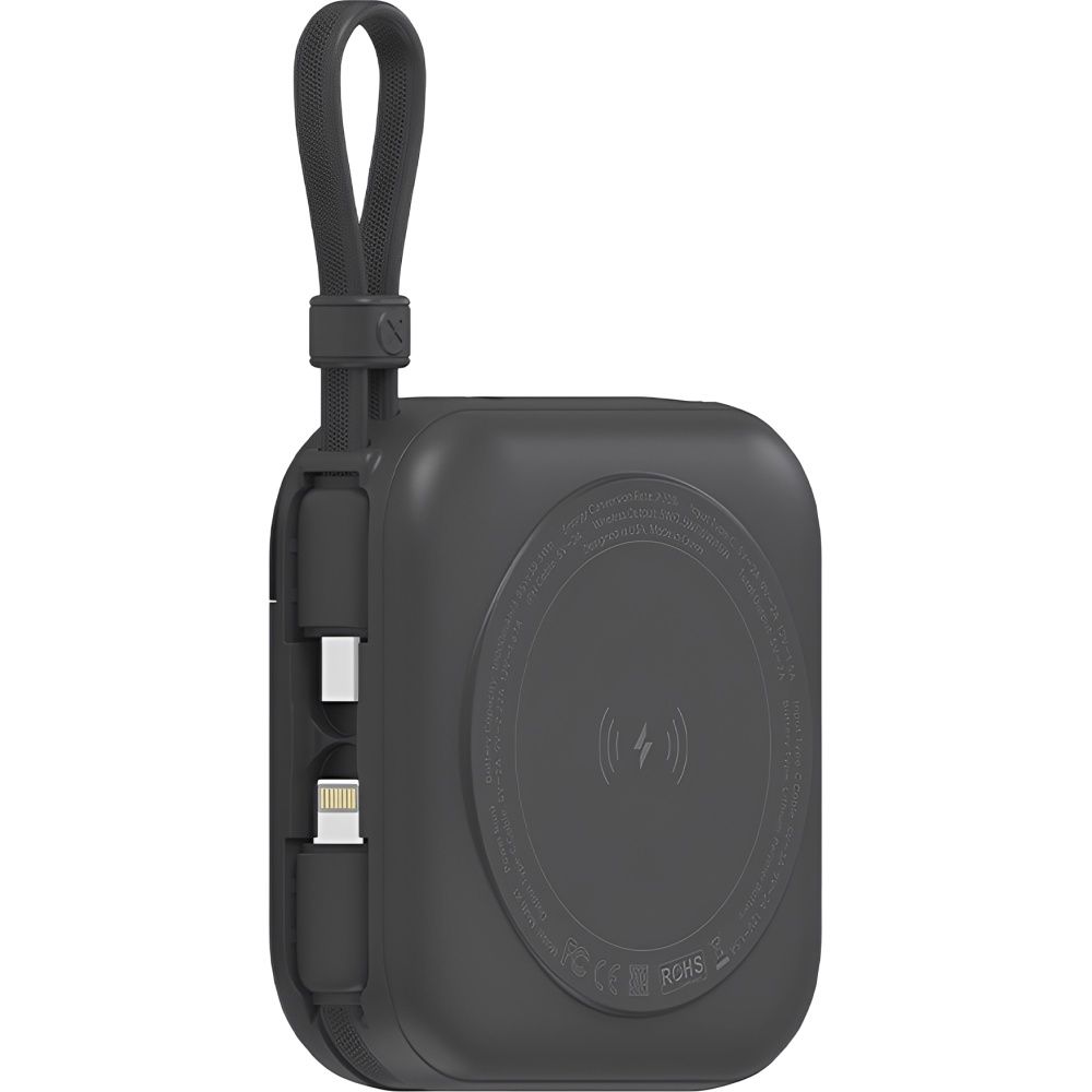Carregador Portátil G-Tide Multi X1 3 Em 1 10.000 Mah 20 W - Preto