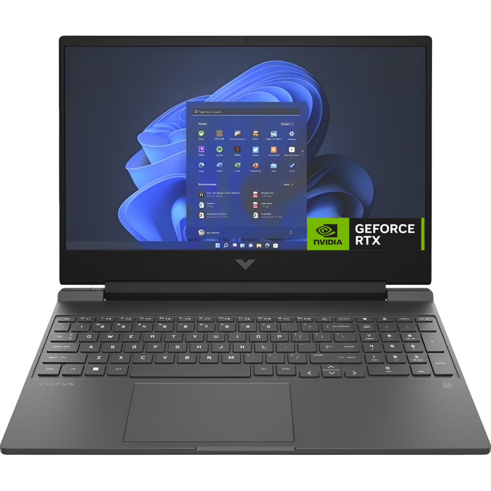 Notebook Gamer HP Victus 15 15.6" Intel Core i5-13420H 8 GB DDR5 512 GB SSD NVIDIA RTX 3050 6 GB GDDR6 - Mica Silver