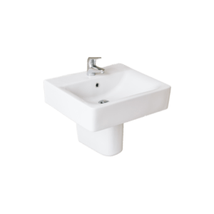 Cart 4 white sink faucet